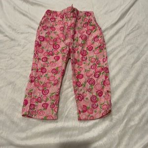 Vintage Pink Lilly Pulitzer snail pants size 4. Excellent pre loved condition